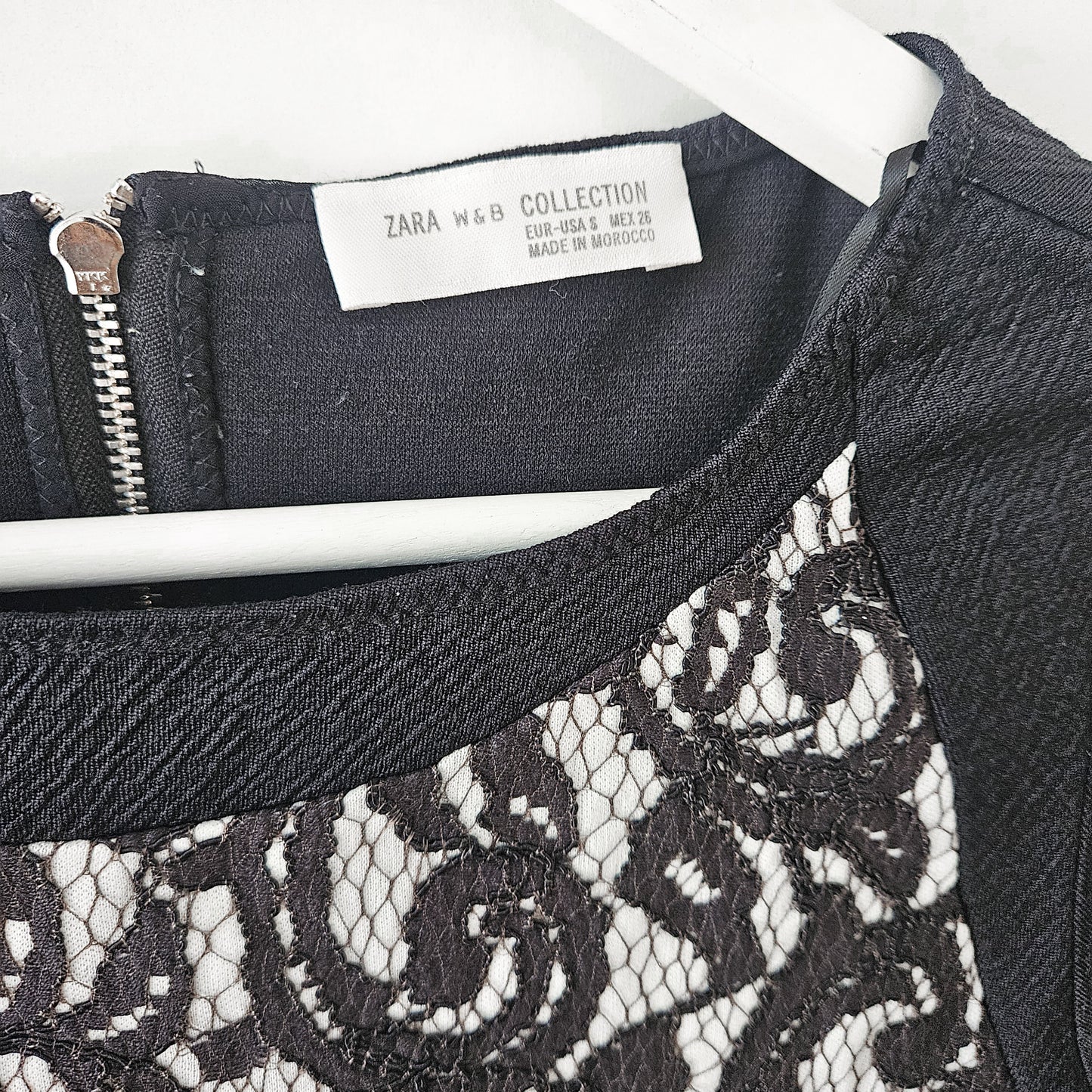 ZARA שמלה שחורה לאישה מידה S