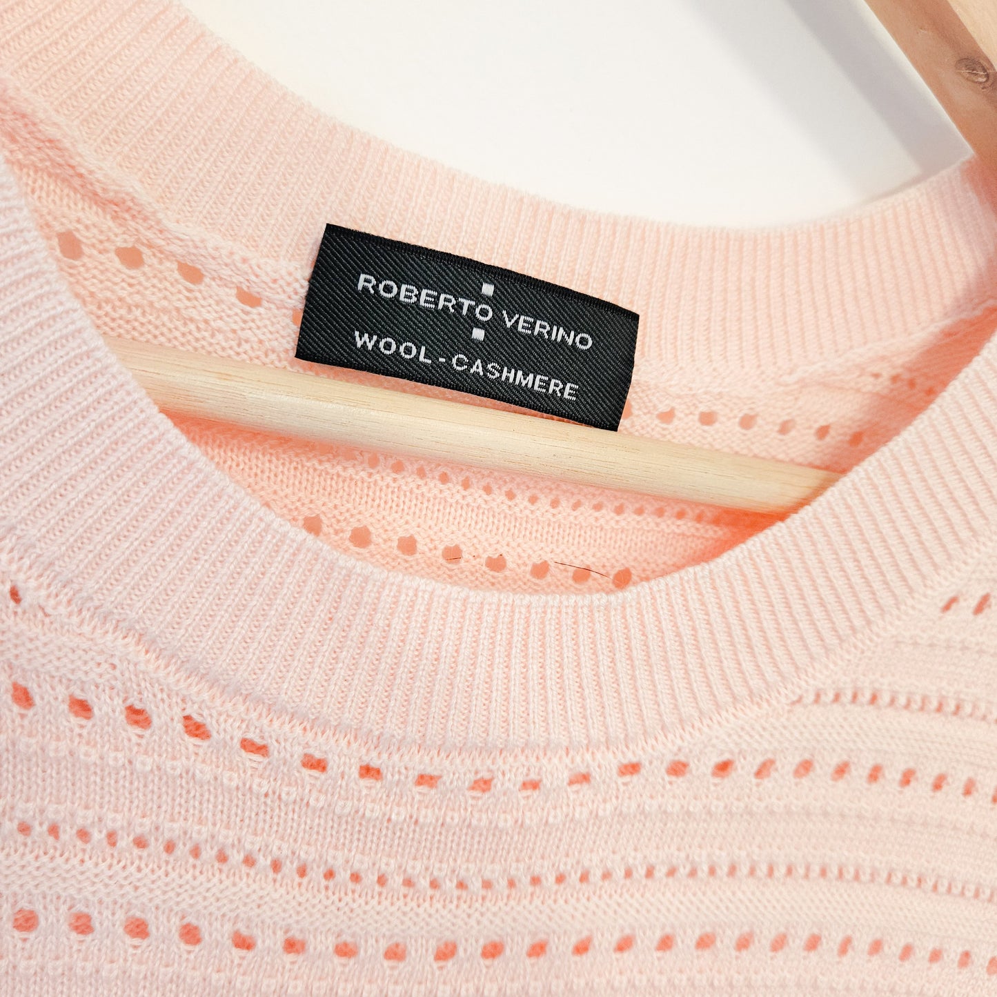 ROBERTO VERINO שמלה סרוגה סמפל חדשה עם תווית לאישה מידה 4 XL