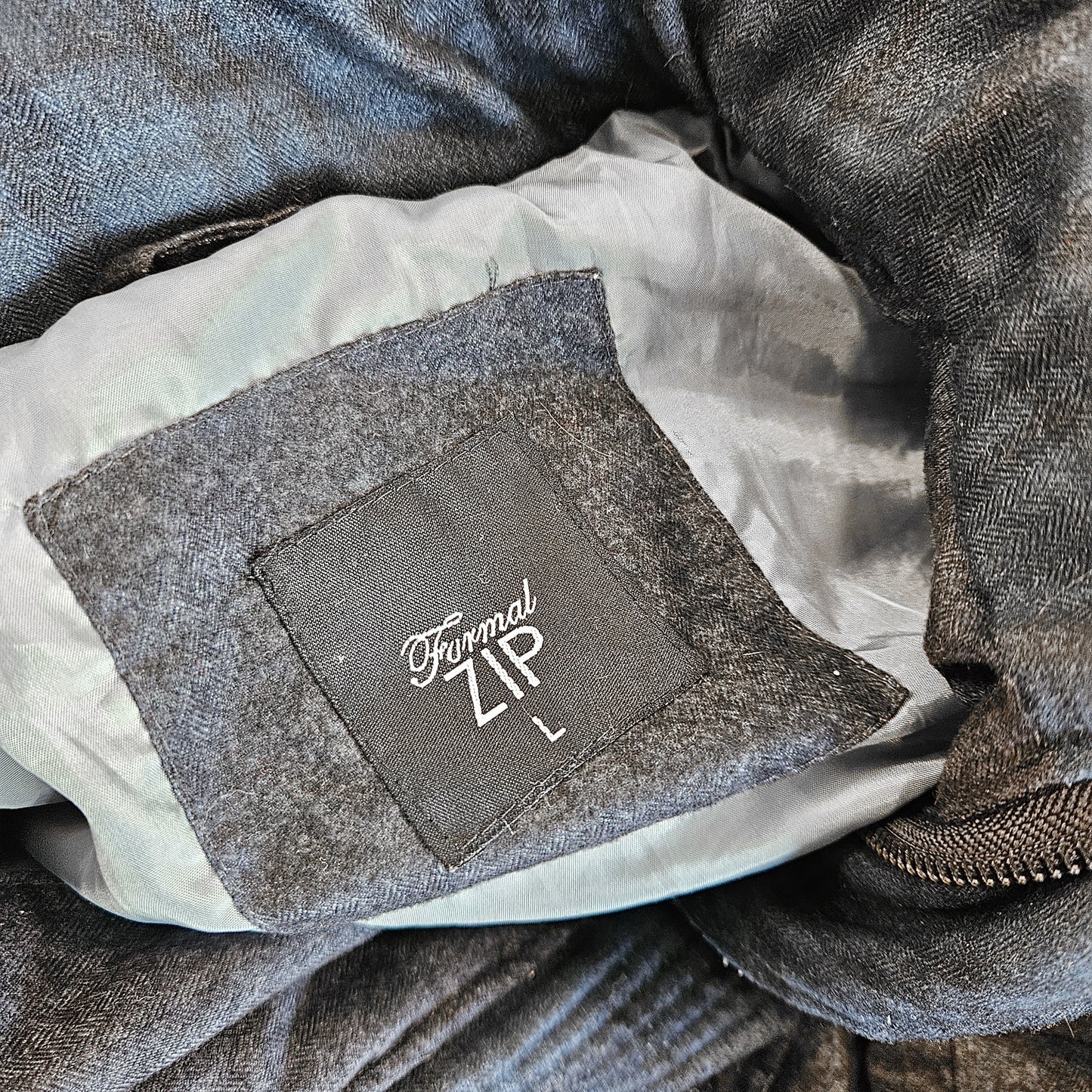 ZIP מעיל חורפי לגבר מידה L