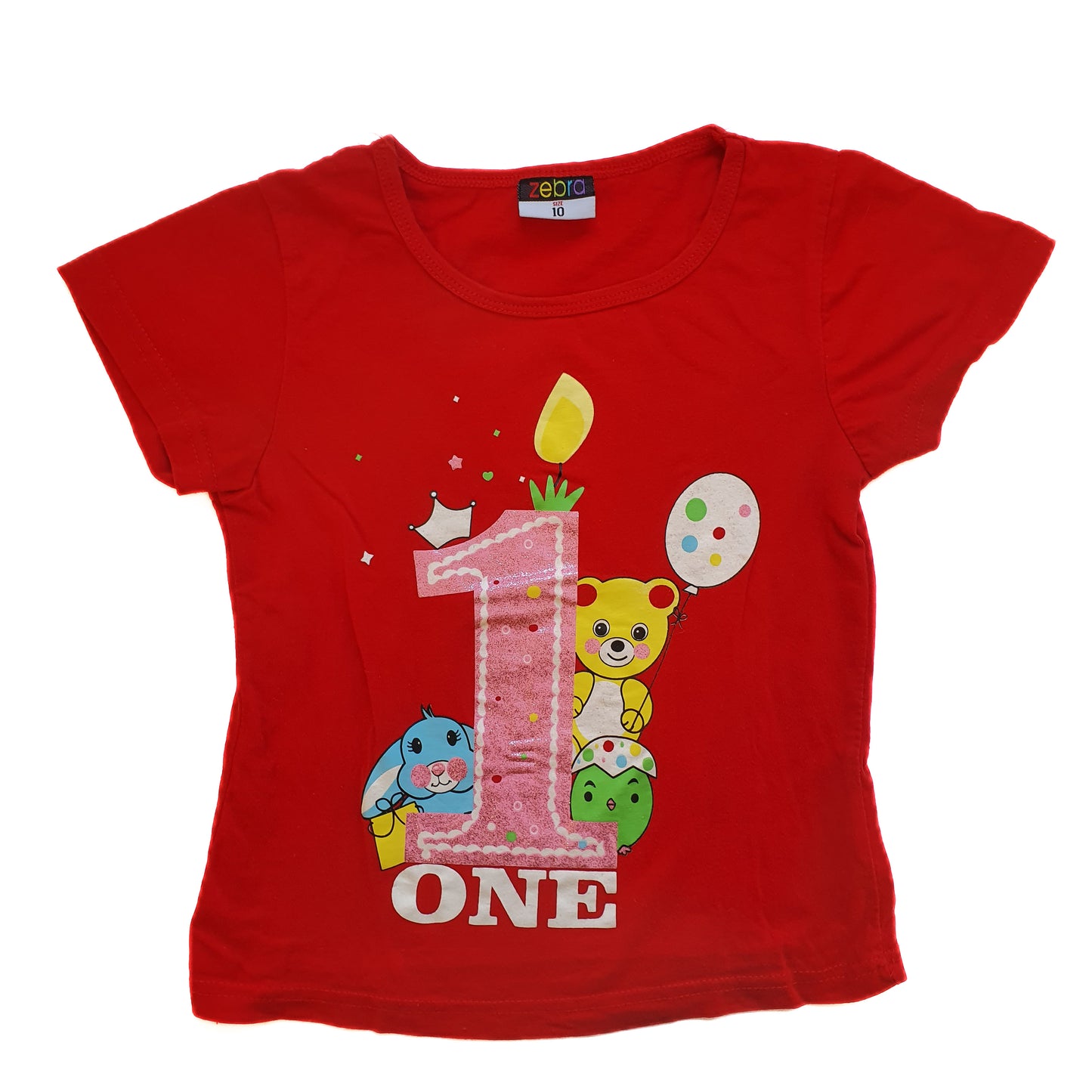 חולצה קצרה לילדים גיל 10 Zebra