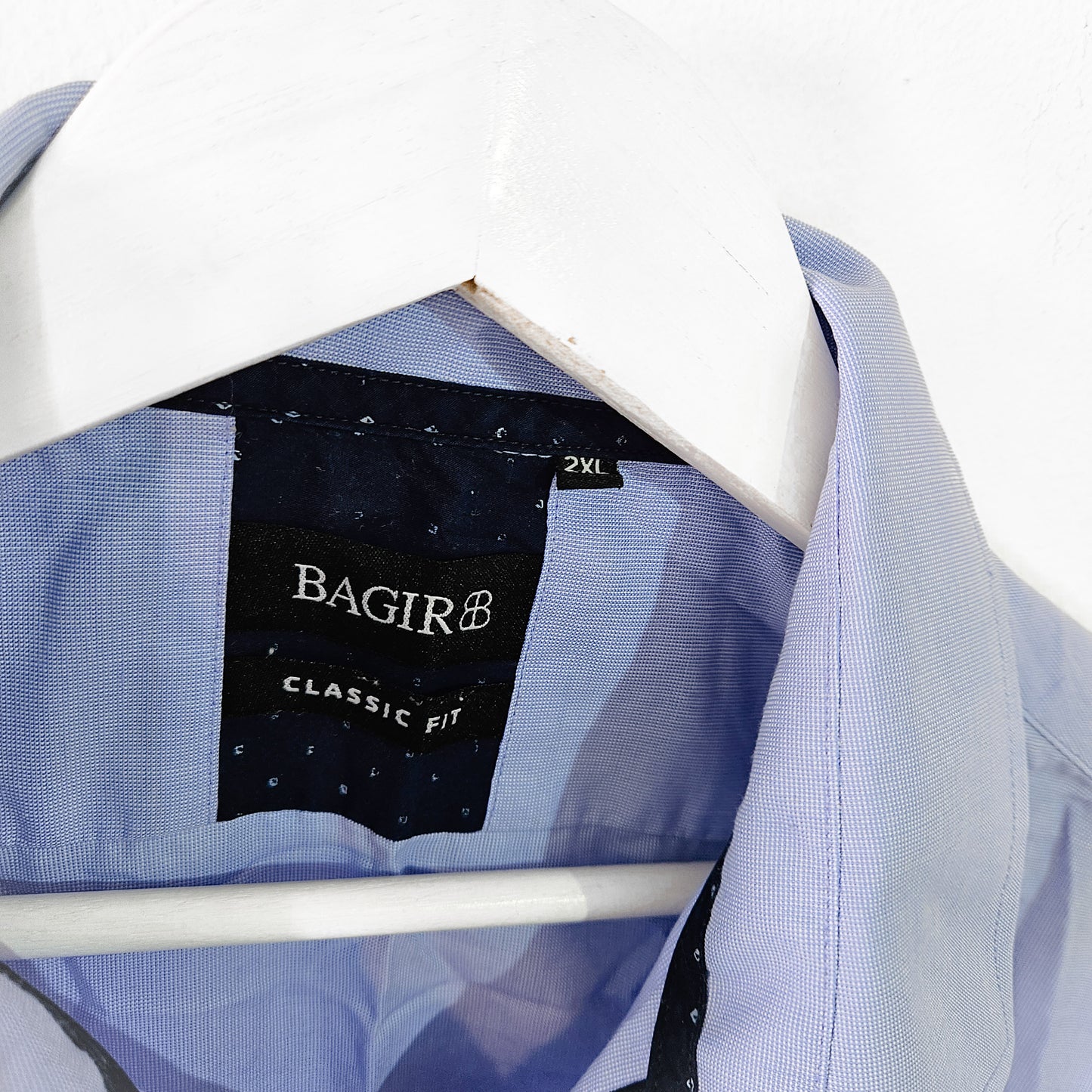 BAGIR חולצה מכופתרת קצרה לגבר מידה XXL