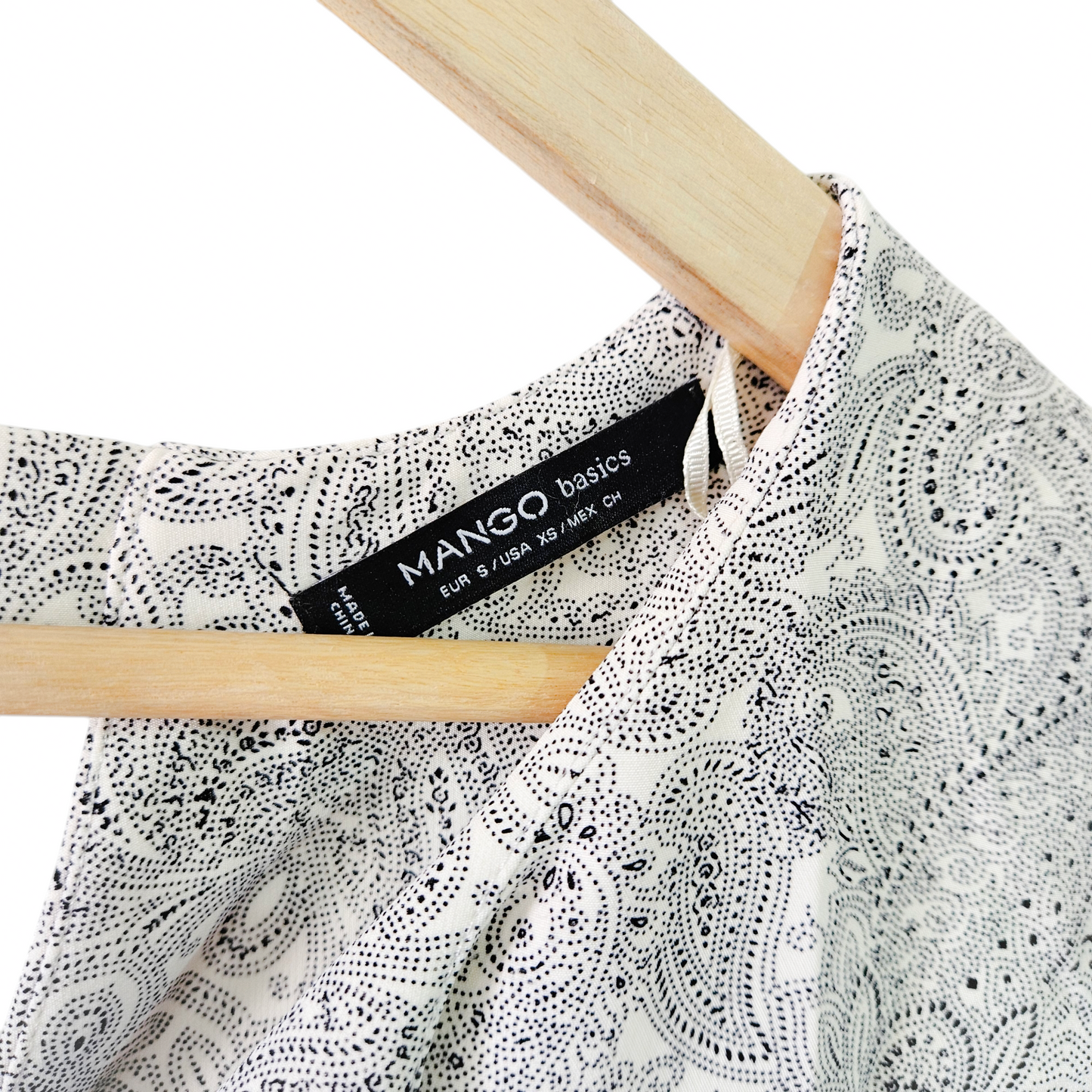 MANGO שמלה אתנית לאישה מידה S