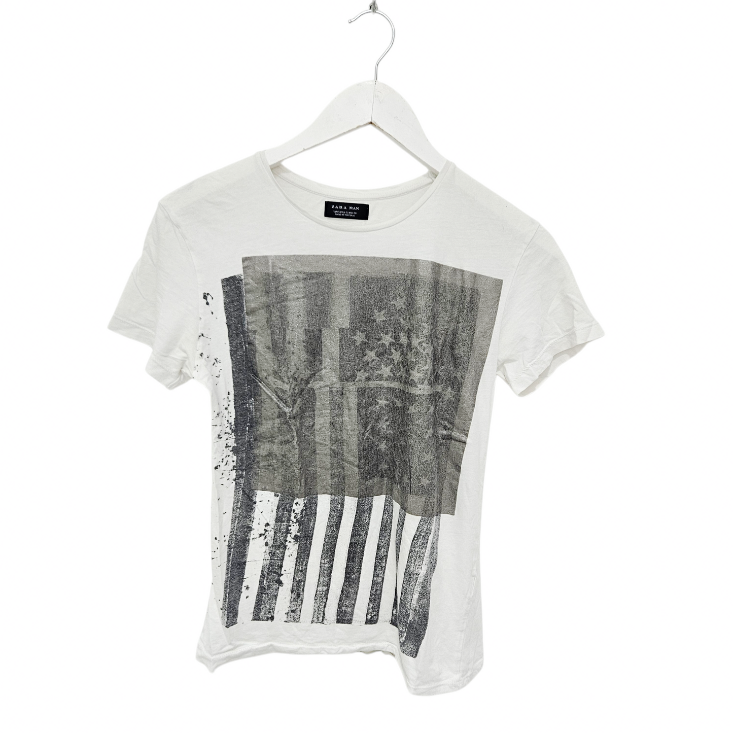 ZARA MAN חולצה קצרה לגבר מידה S