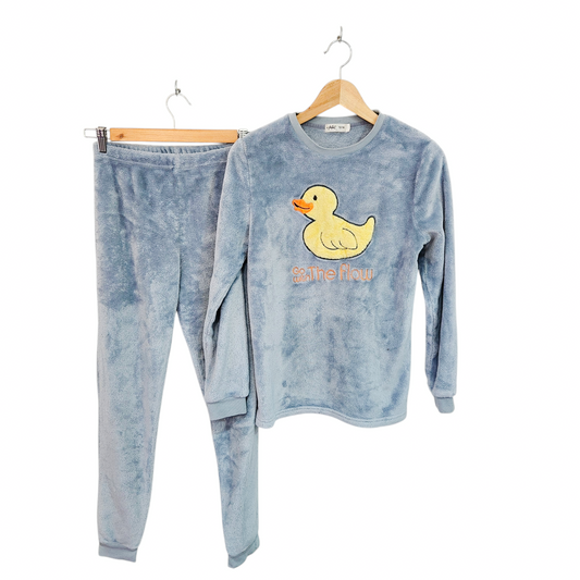 CASTRO פיג'מה פליז יוניסקס לילדים גיל 12-14