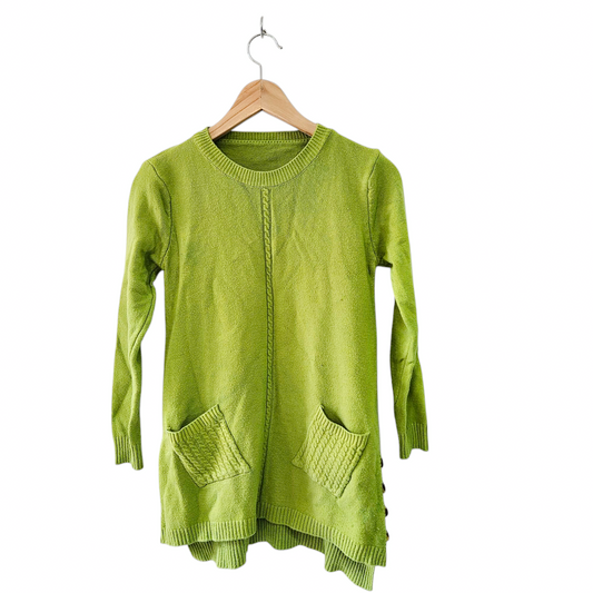 שמלת סריג ירוקה לאישה מידה S/M