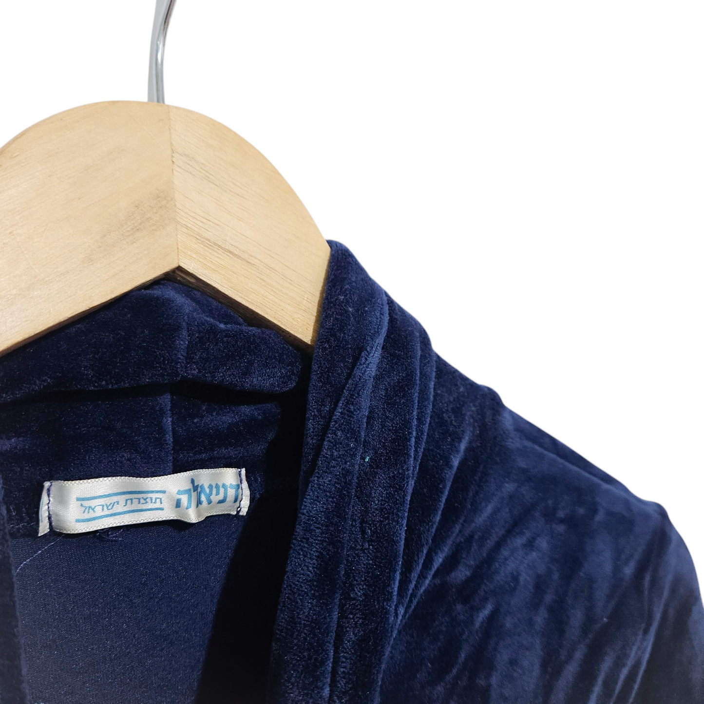 דניאלה - שמלת קטיפה כחולה לאישה מידה S