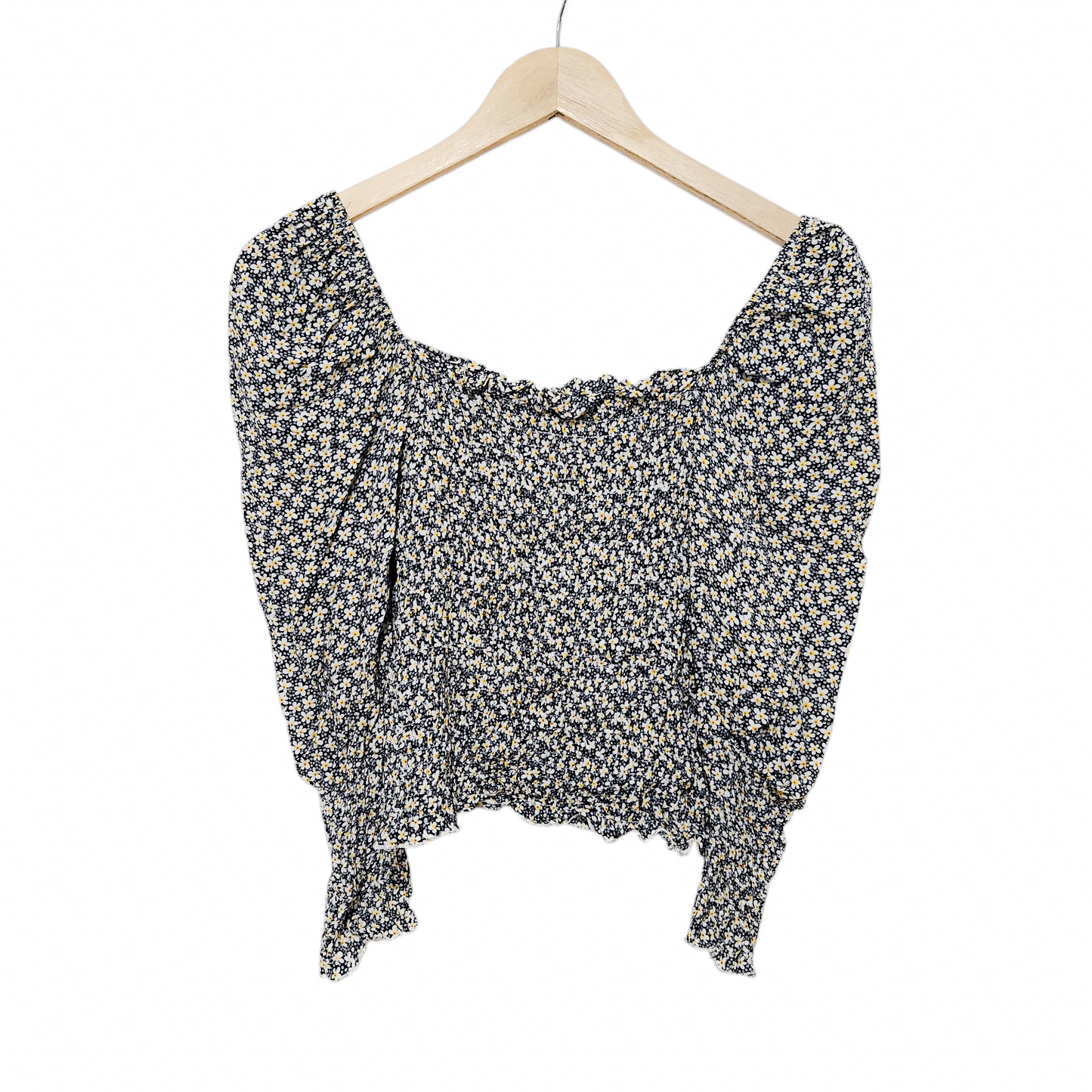 Reserved חולצה פרחונית דקה לאישה מידה M