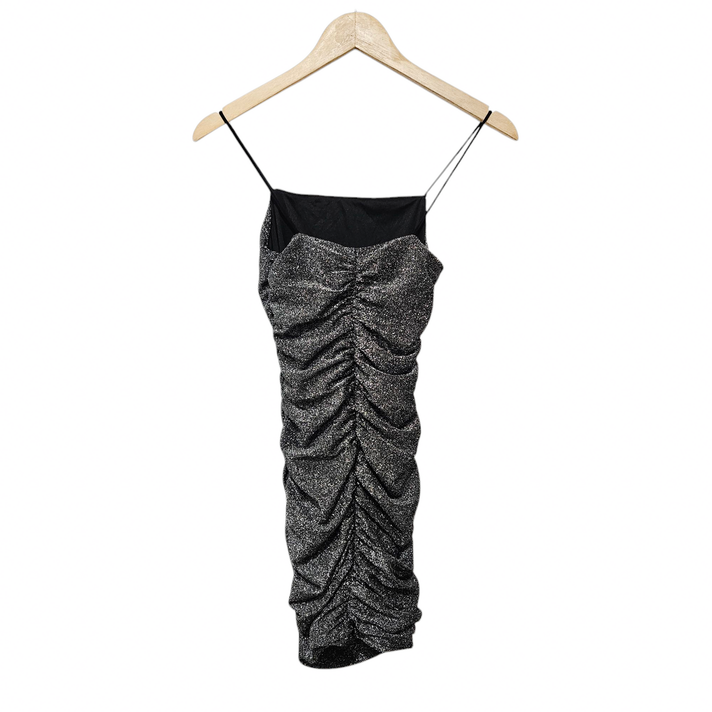 Shein שמלת ערב כסופה נוצצת לאישה מידה XXS