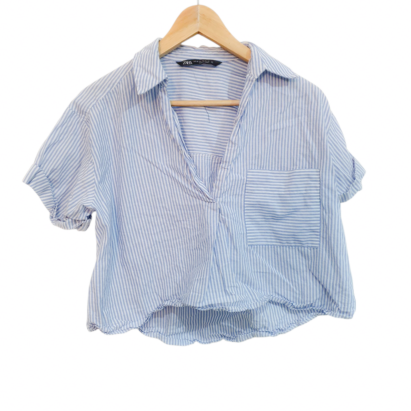 ZARA חולצה קצרה לאישה מידה XS