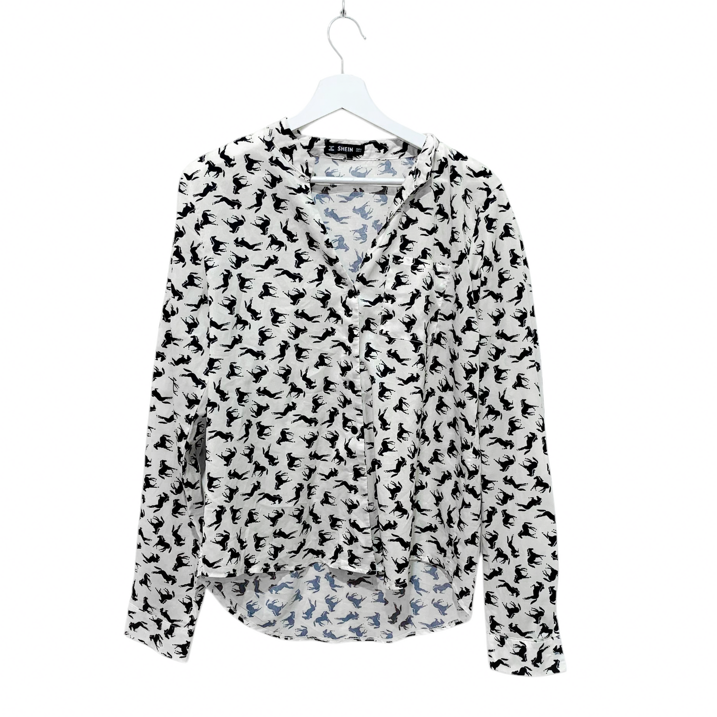 SHEIN חולצה ארוכה דקה לאישה מידה L
