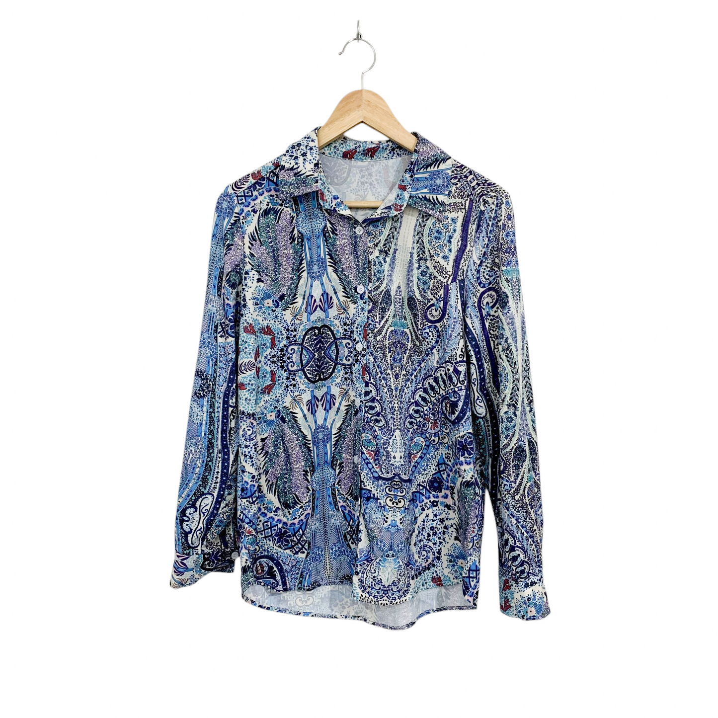 SHEIN חולצה דקה מכופתרת לאישה מידה S