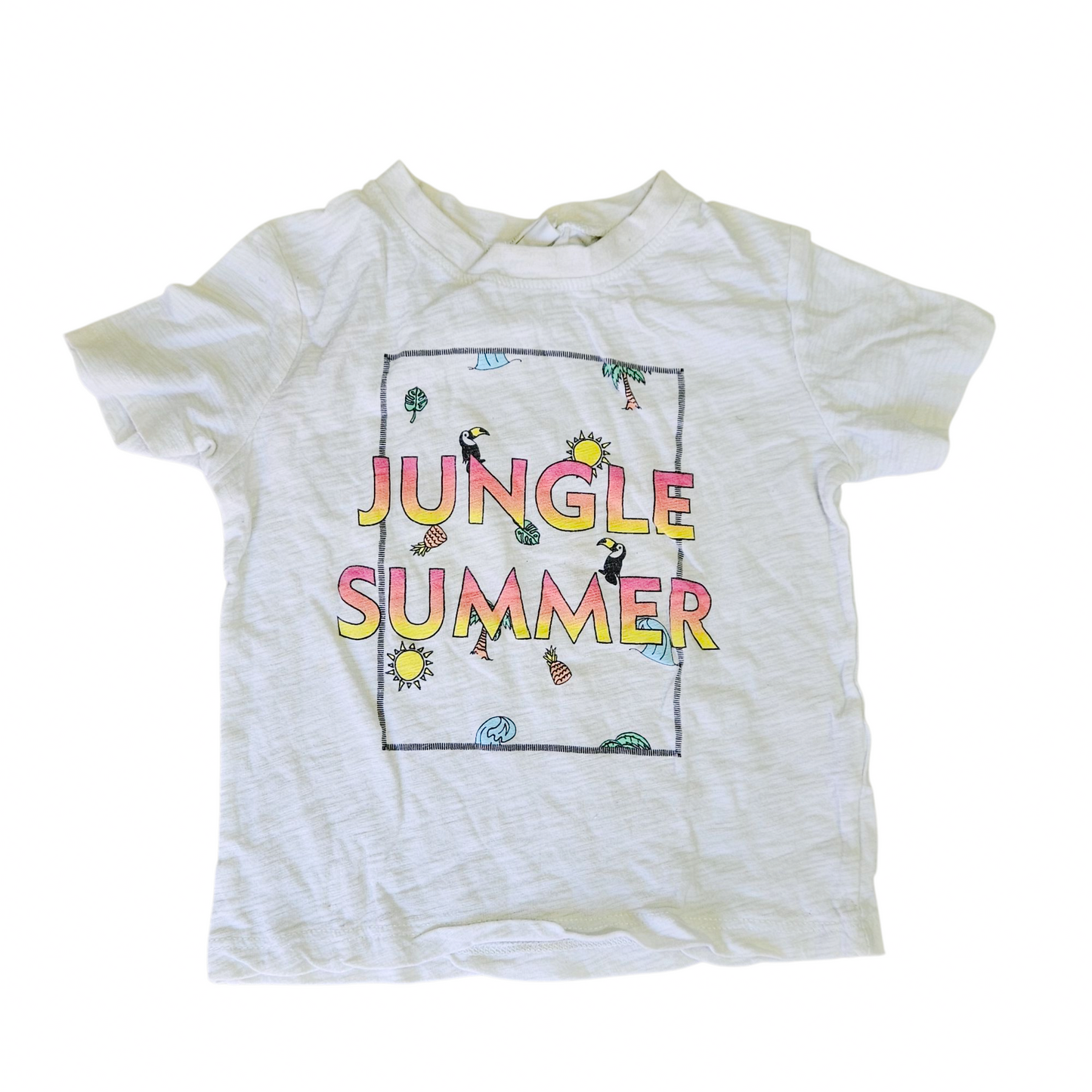ZARA חולצה קצרה לתינוקות 12-18 חודשים