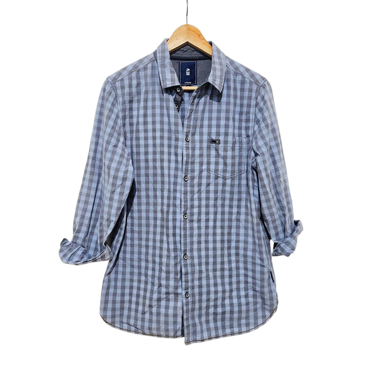 BLUE BIRD חולצה מכופתרת לגבר מידה 20 XXL