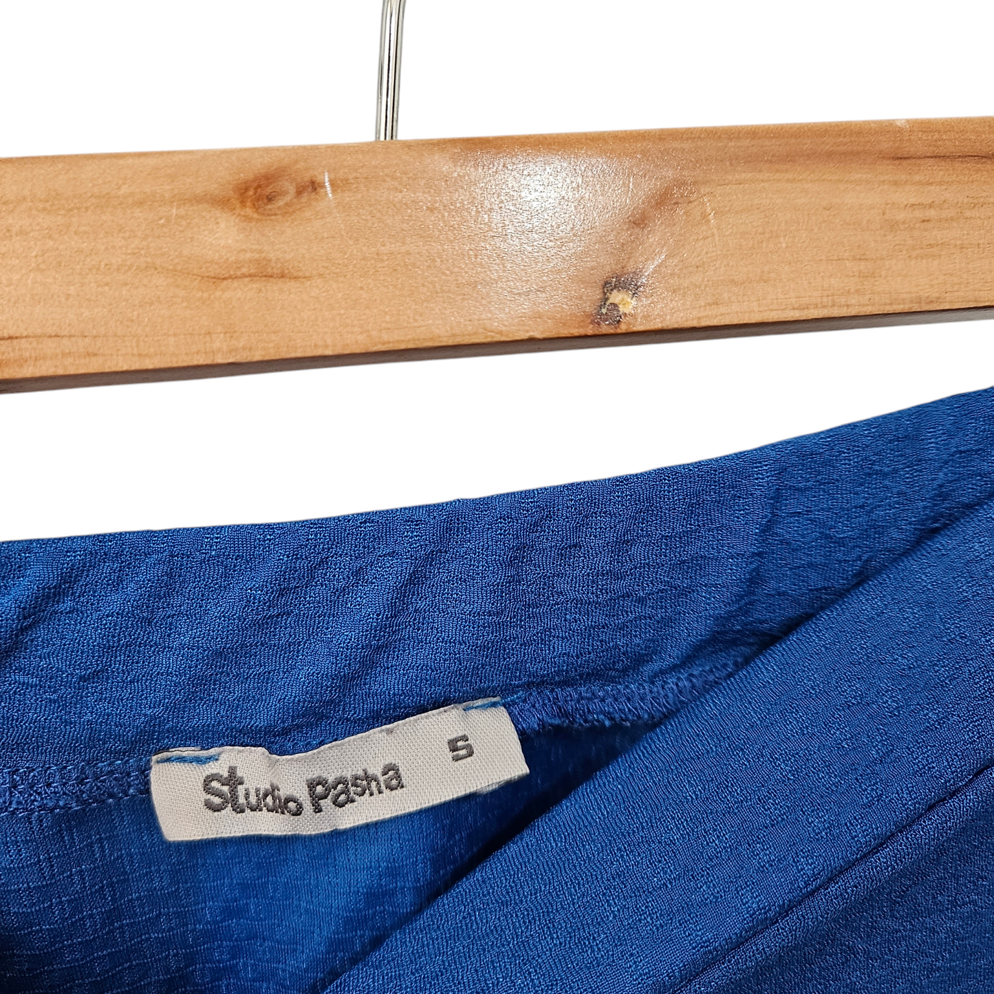 Studio pasha חצאית קצרה כחולה לאישה מידה S