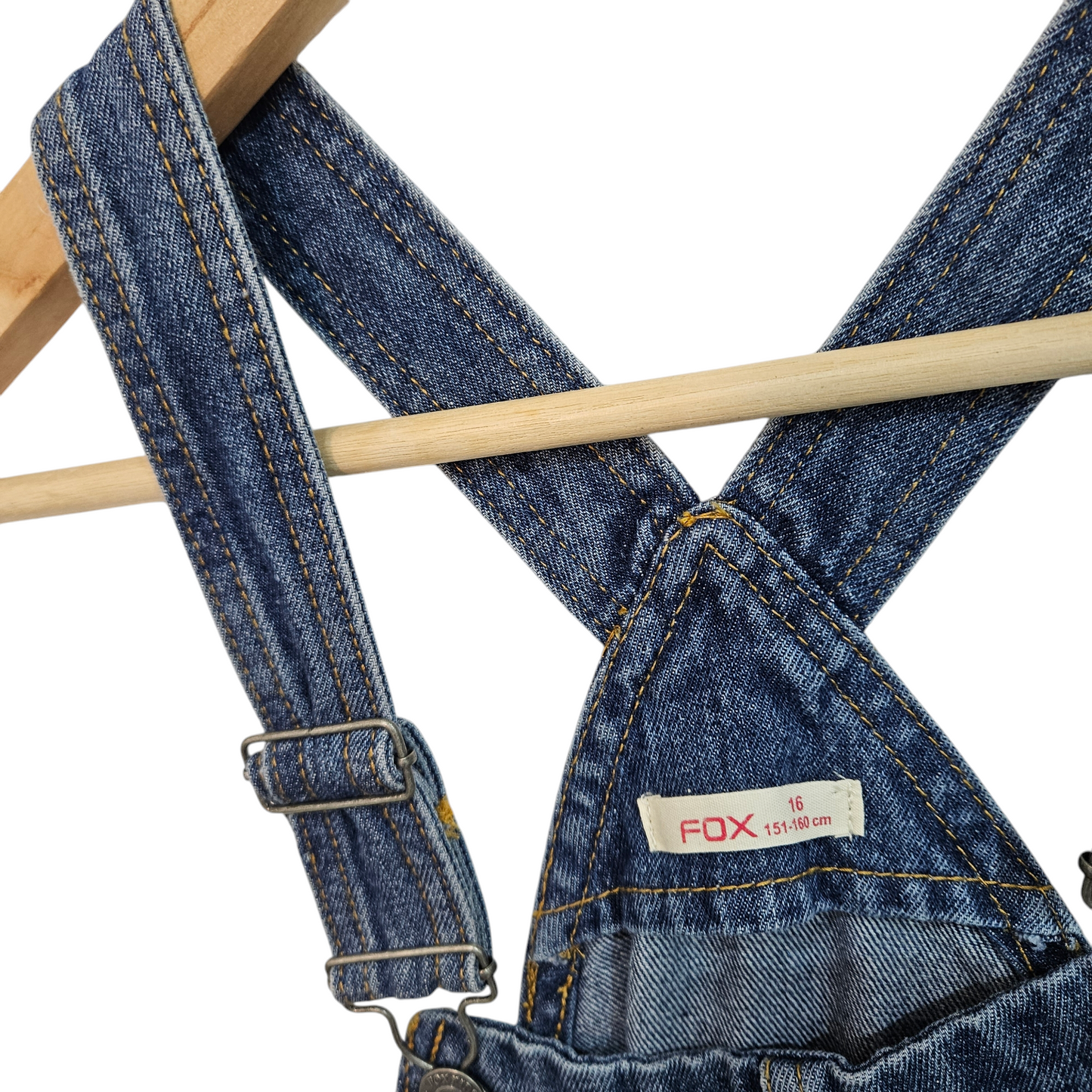 FOX שמלת אוברול ג'ינס לילדות גיל 16