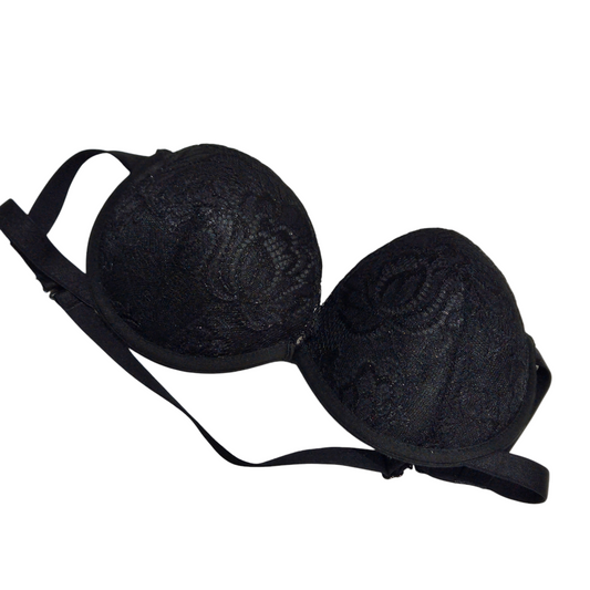 חזיית פוש-אפ שחורה מידה B75