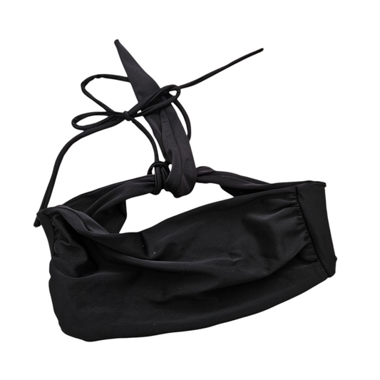 חזיית בגד ים סטרפלס שחורה מידה S/M