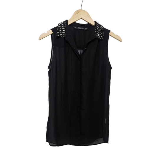 ZARA גופיה מעוצבת לאישה מידה XS