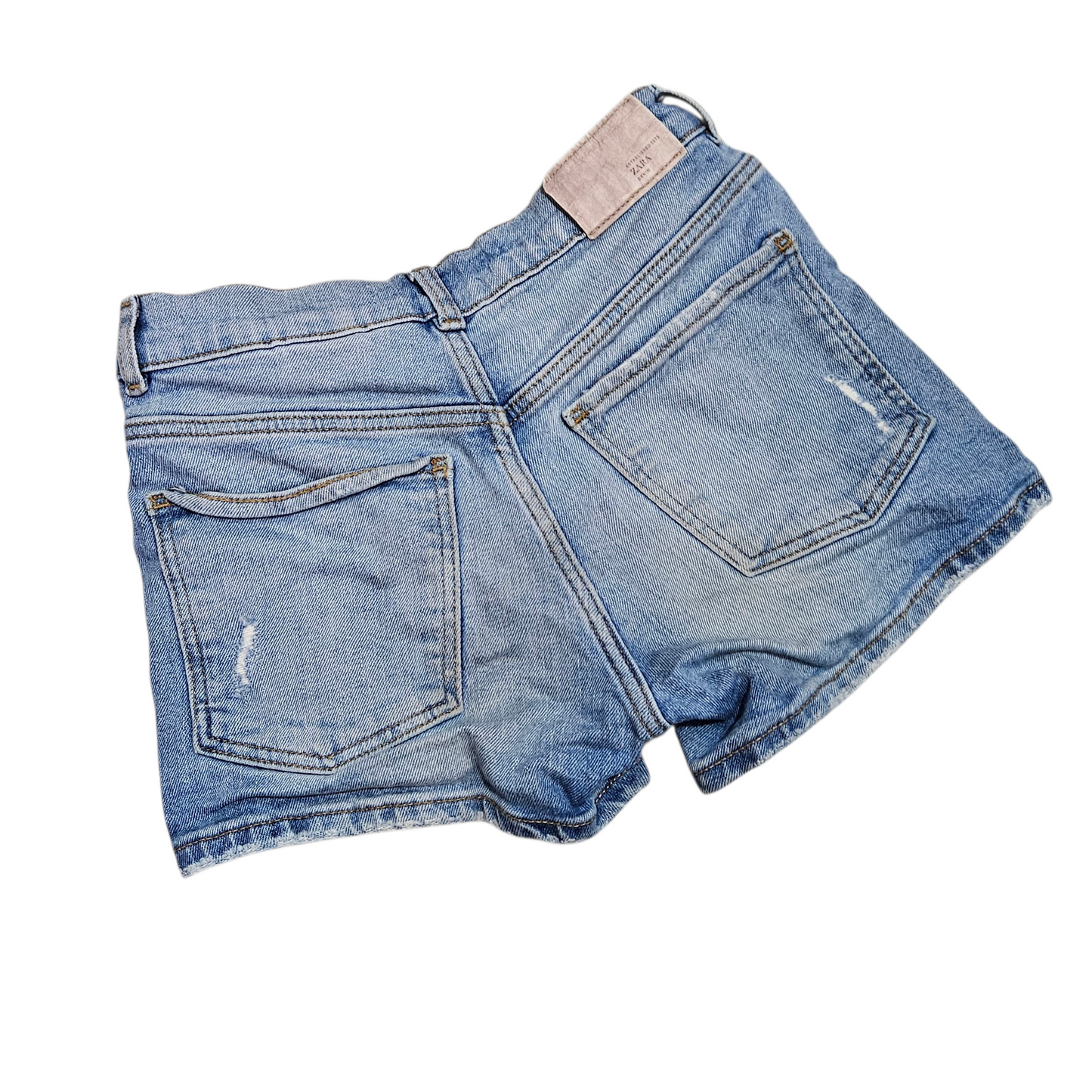 ZARA ג'ינס קצר לילדות גיל 10