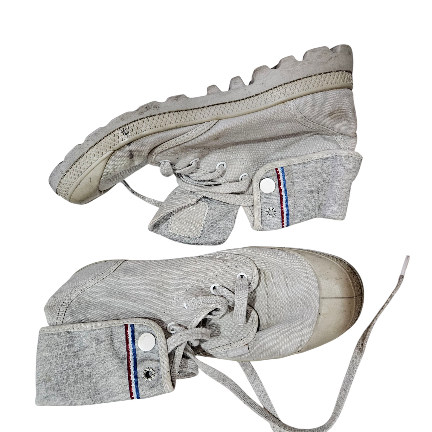 PALLADIUM נעליים אפורות לאישה מידה 41.5
