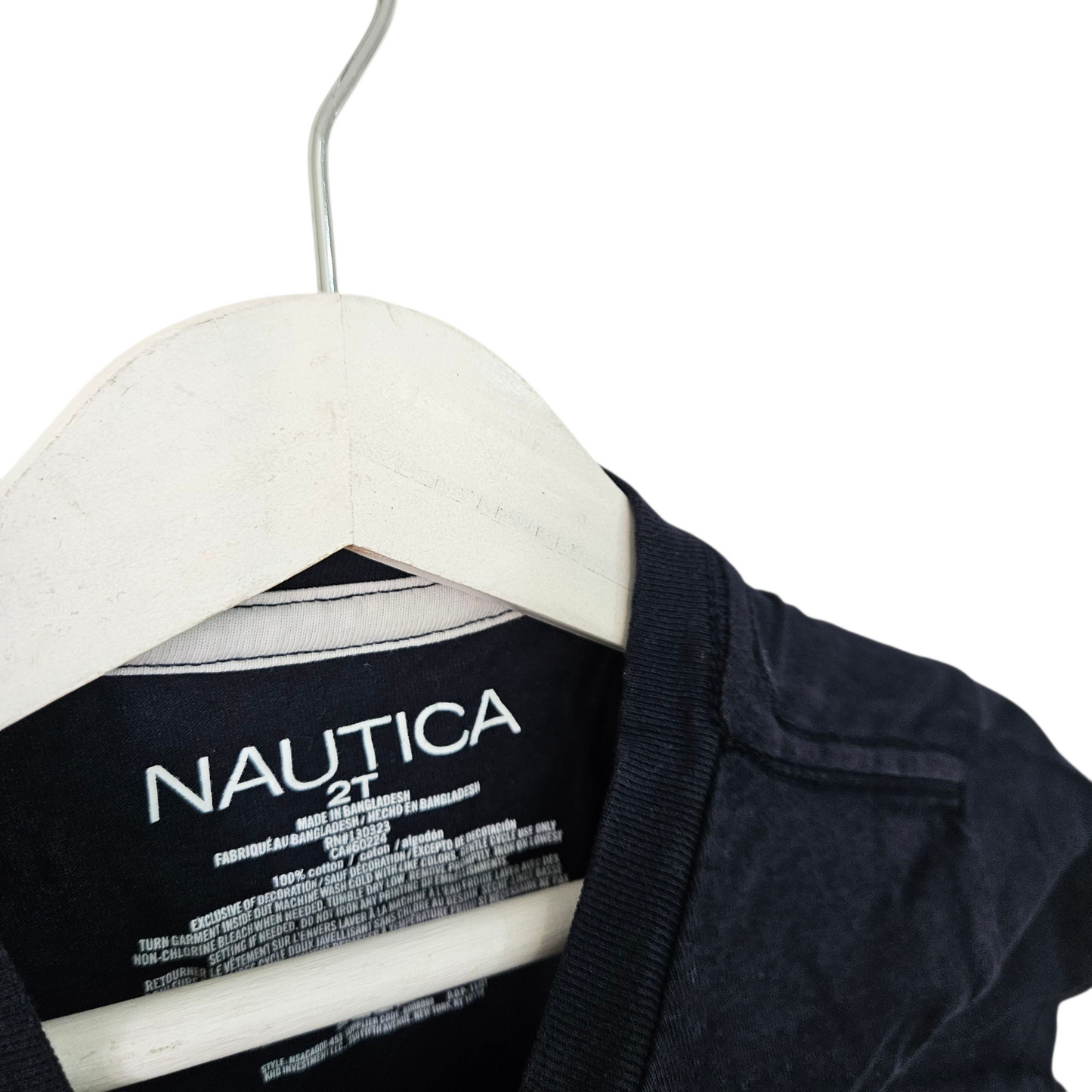 NAUTICA חולצה קצרה לילדים גיל 2