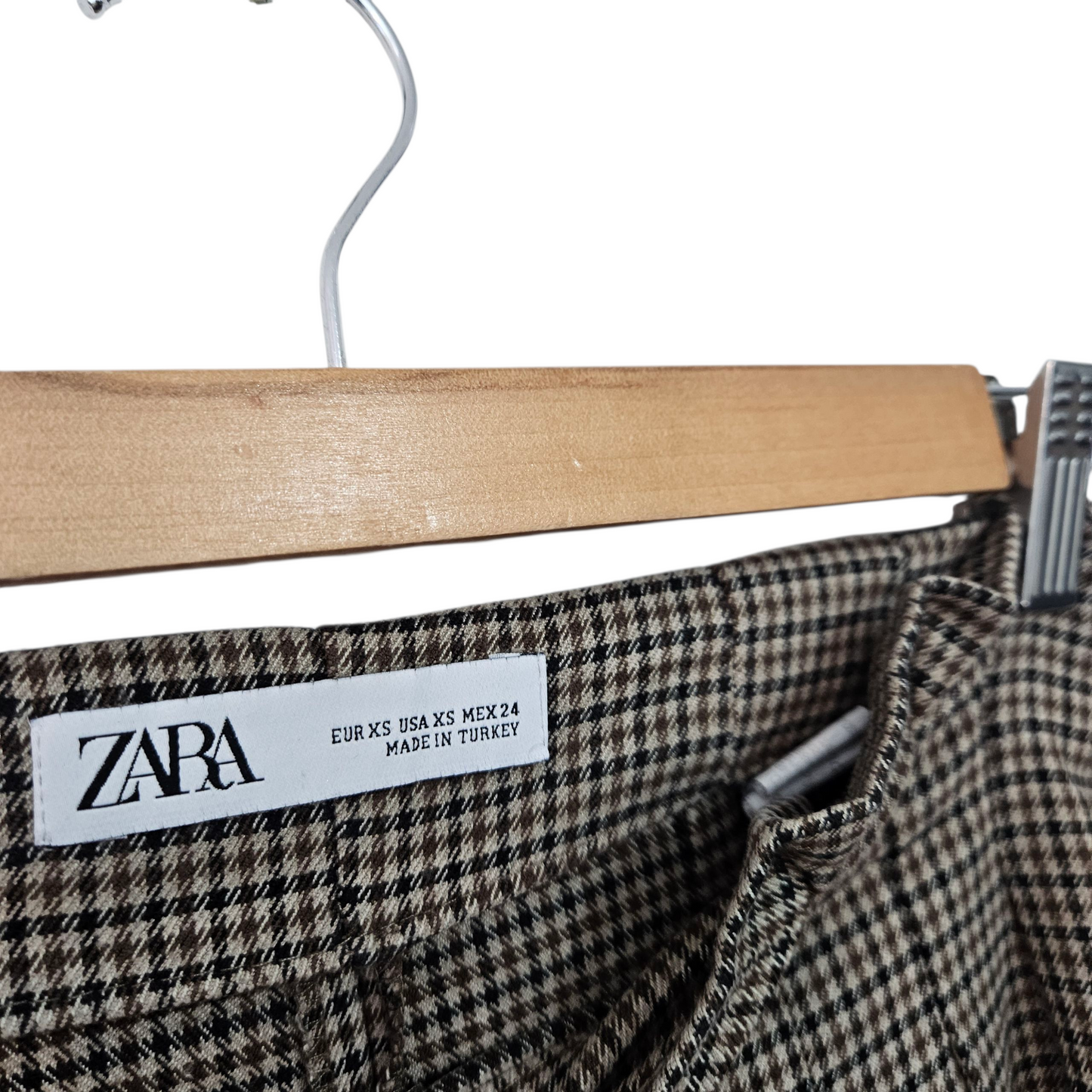 ZARA מכנסיים ארוכים לאישה מידה XS