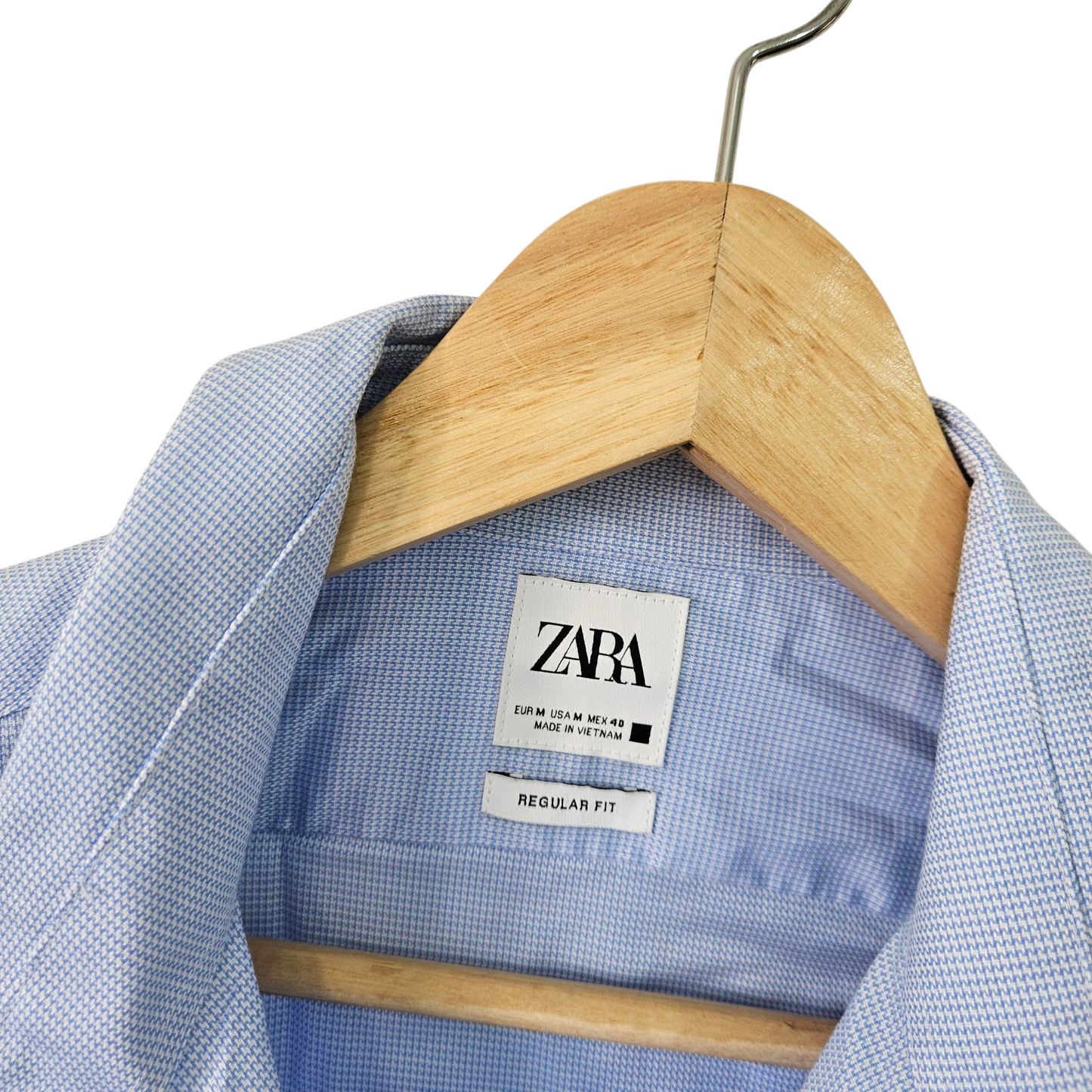 ZARA חולצה ארוכה מכופתרת לגבר מידה M