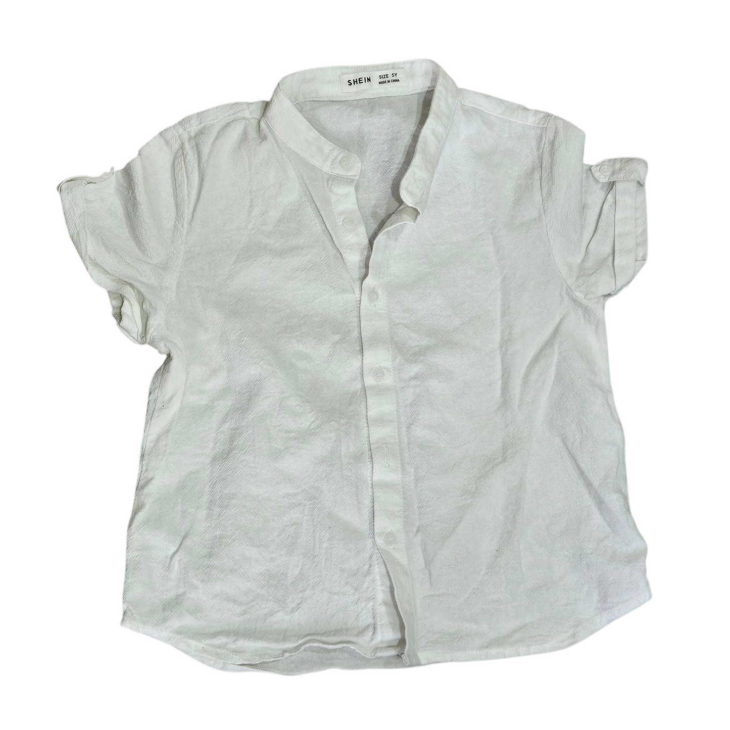 SHEIN חולצה מכופתרת לילדים גיל 5