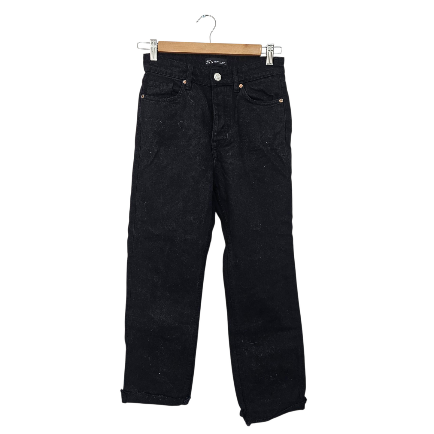 ZARA ג'ינס שחור לאישה מידה 34