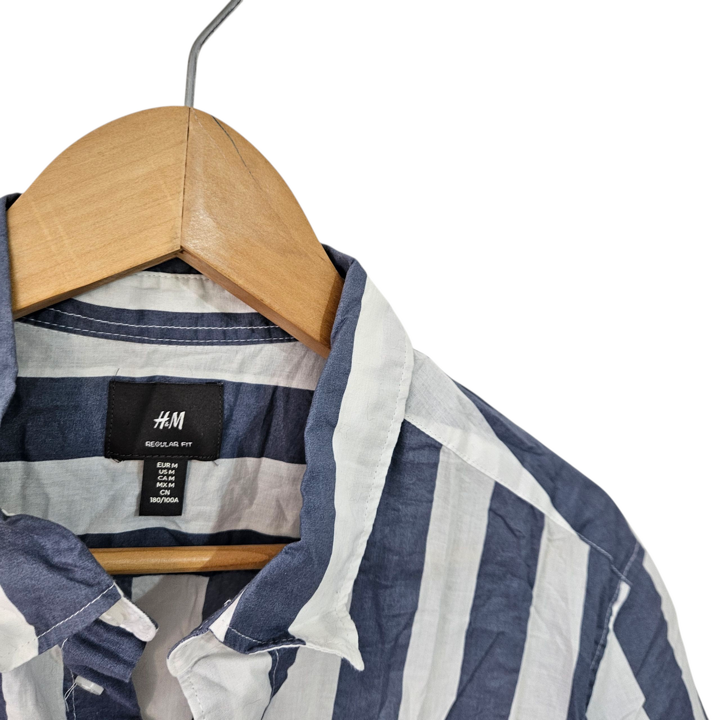 H&M חולצה מכופתרת לגבר מידה M