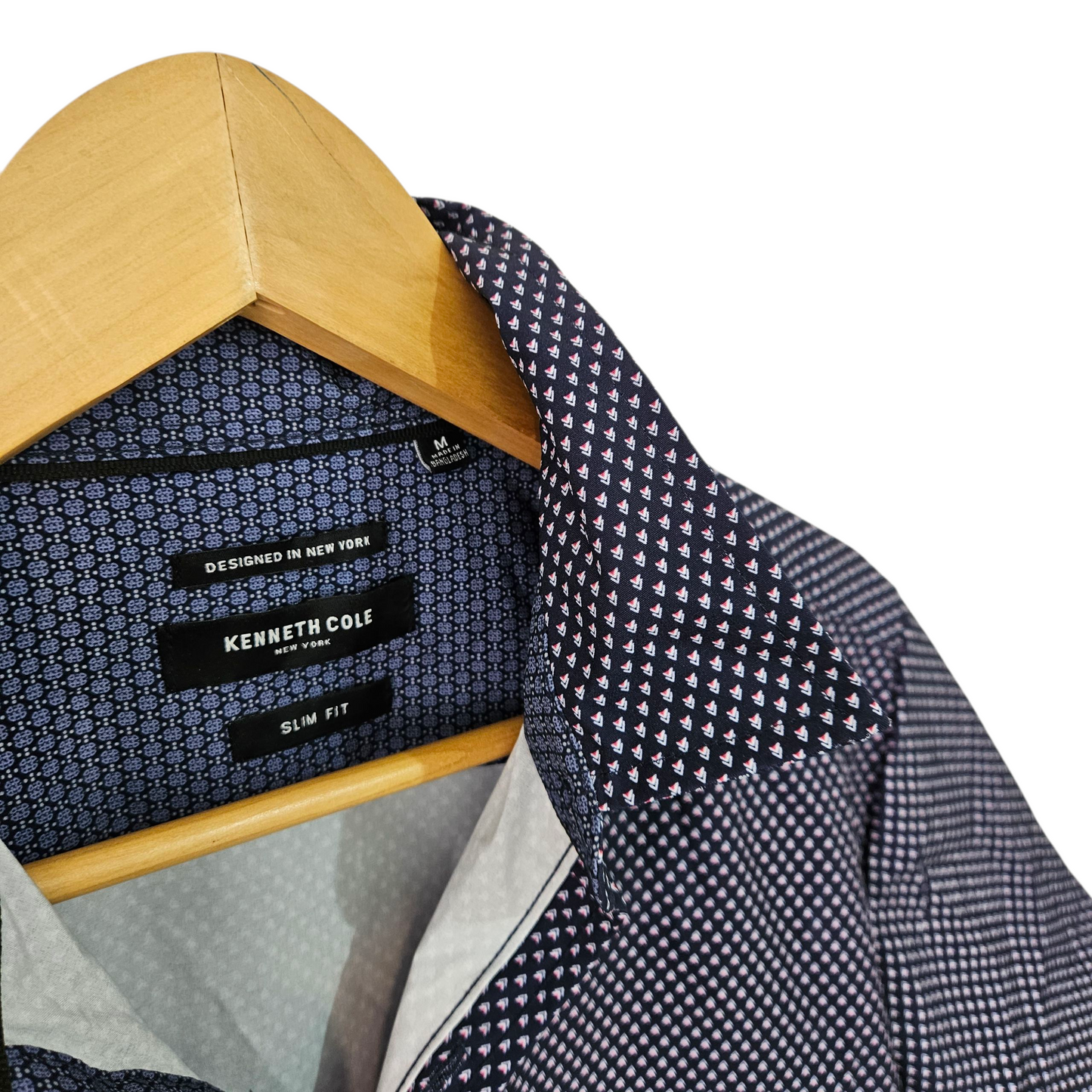 KENNETH COLE חולצה מכופתרת לגבר מידה M