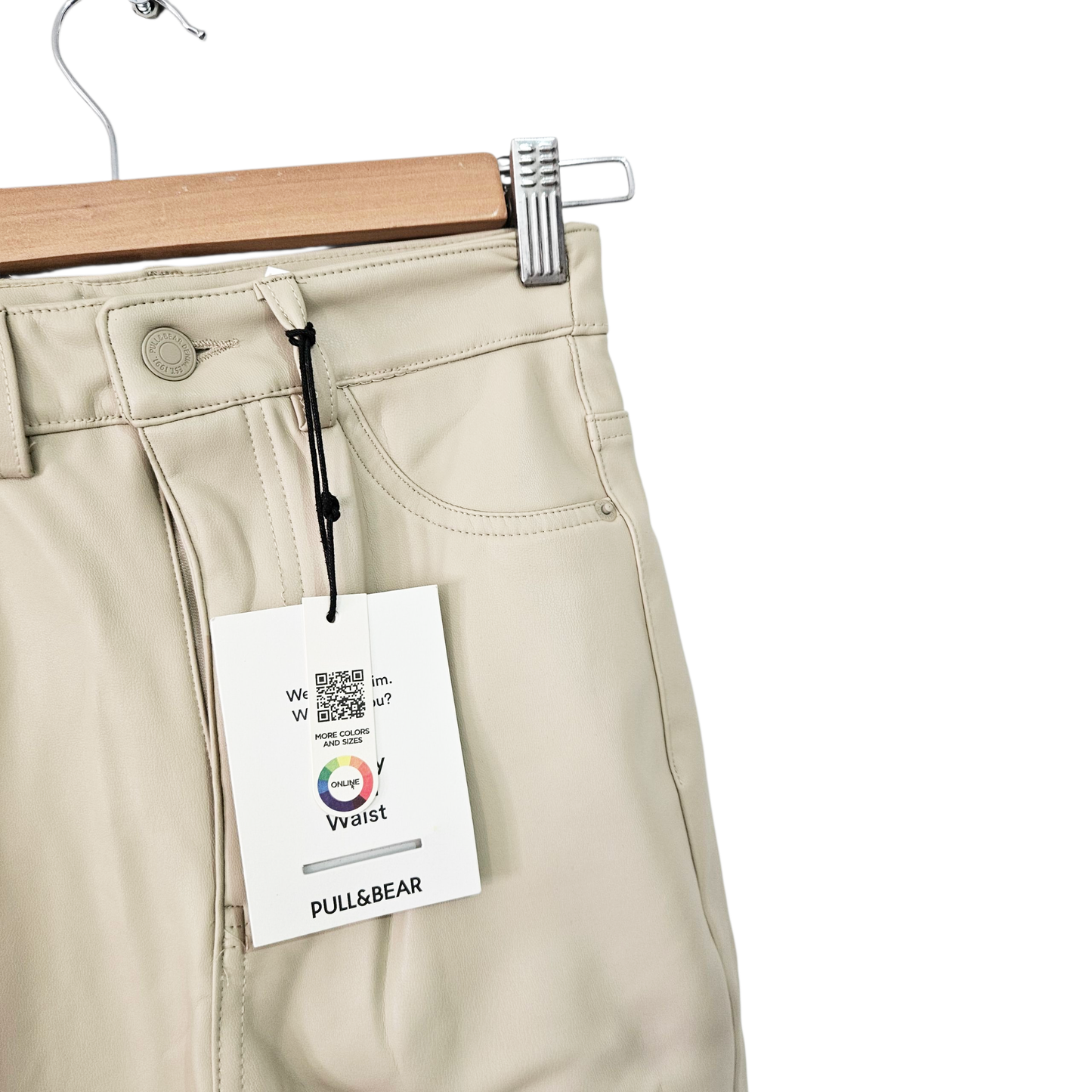 PULL&BEAR מכנסיים חדשים עם תווית לאישה מידה 36