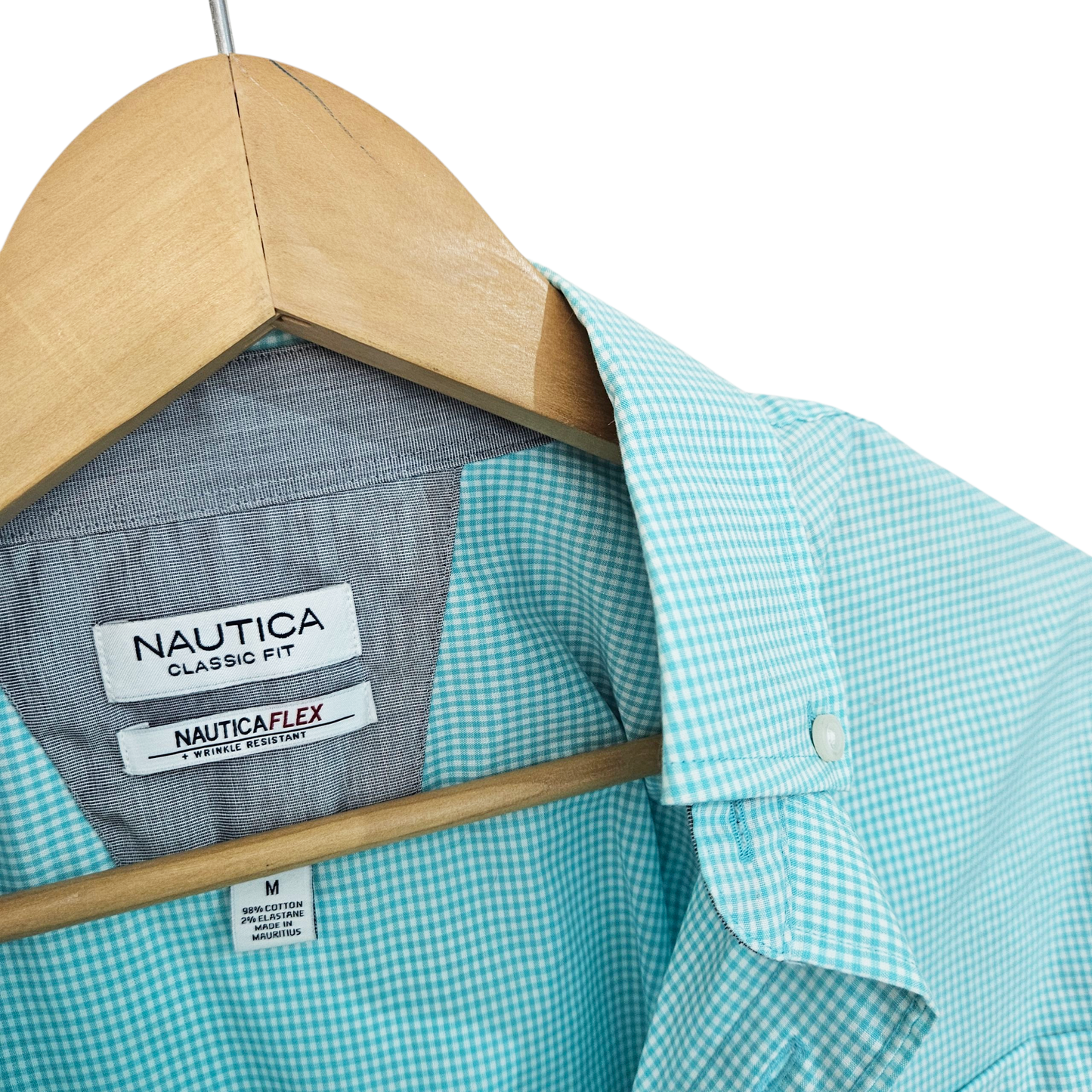 NAUTICA classic fit חולצה מכופתרת לגבר מידה M