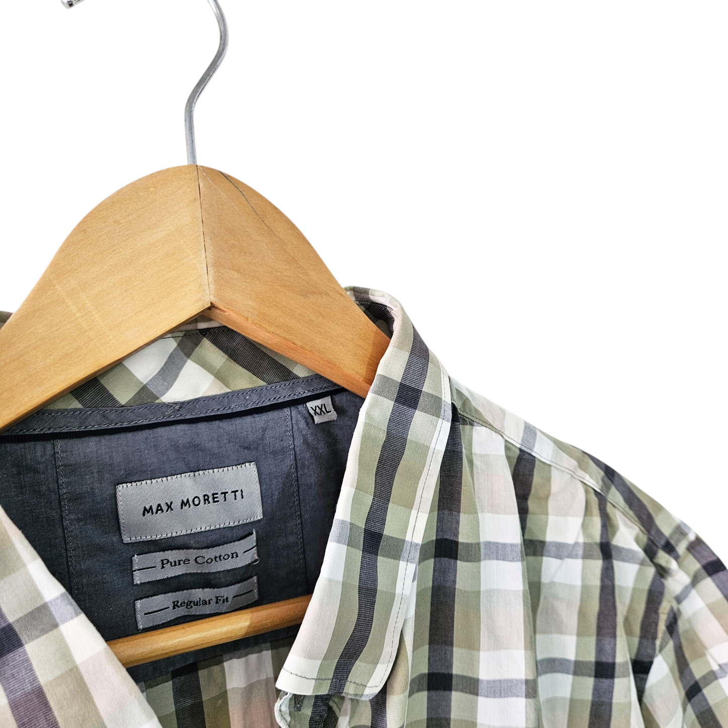 MAX MORETTI חולצה מכופתרת לגבר מידה XXL