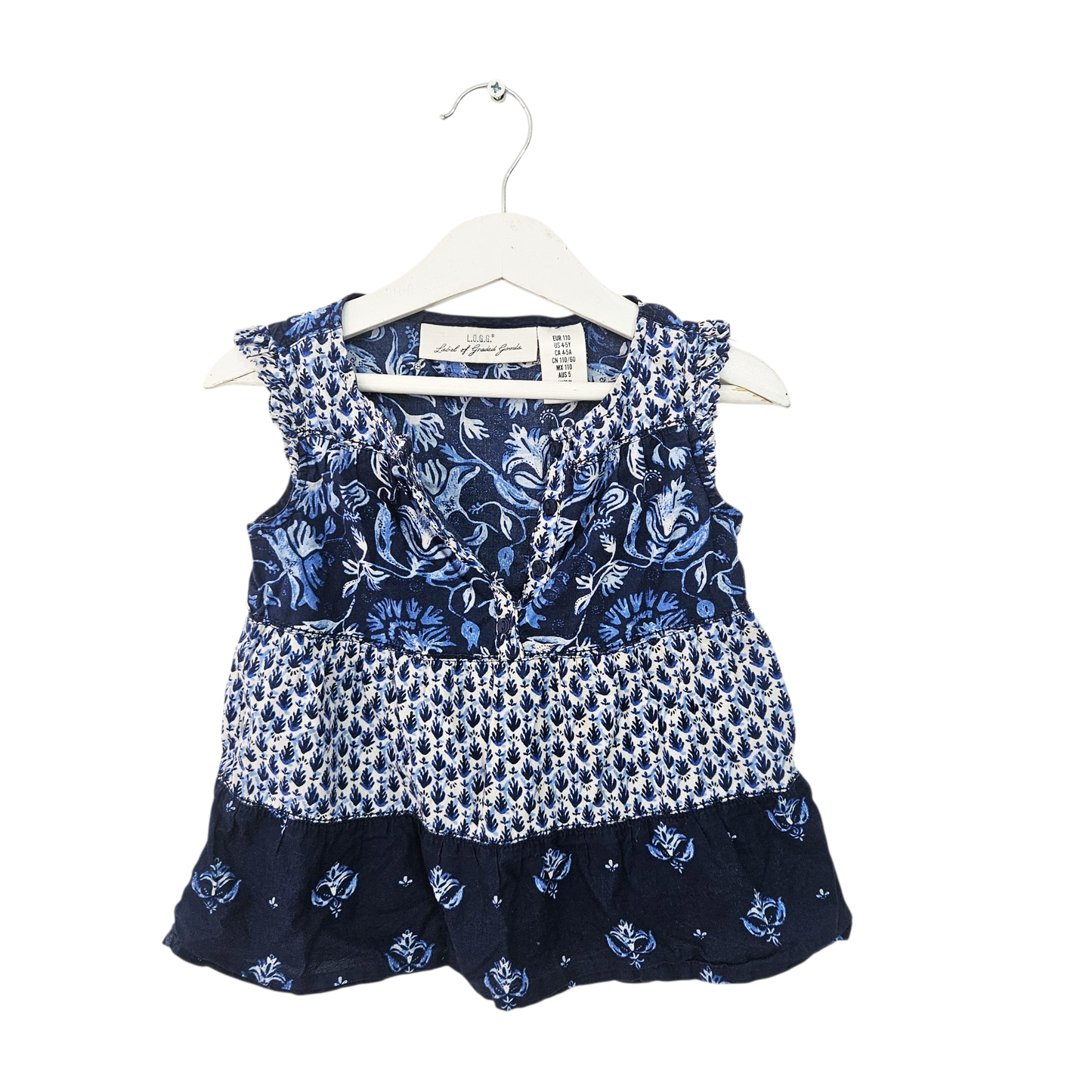 H&M גופיה לילדות גיל 4-5