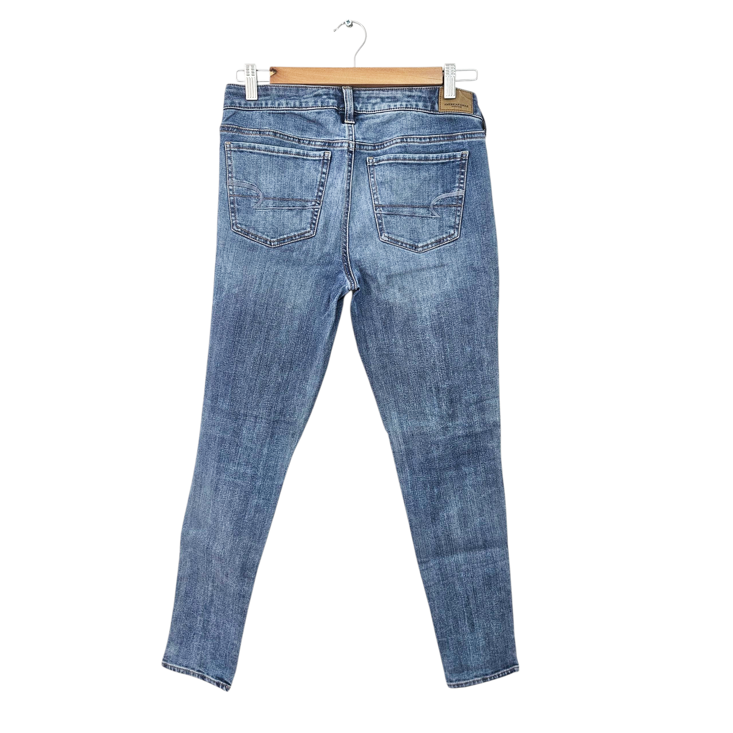 AMERICAN EAGLE ג'ינס סקיני סטרץ' לאישה מידה 38