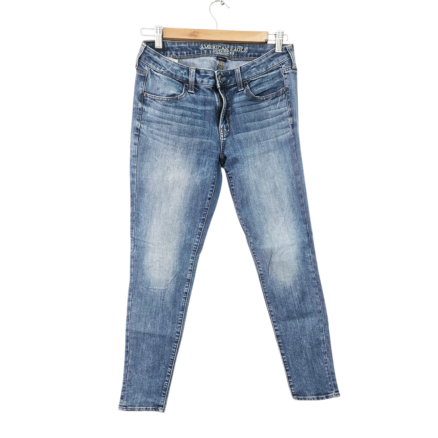AMERICAN EAGLE ג'ינס סקיני סטרץ' לאישה מידה 38