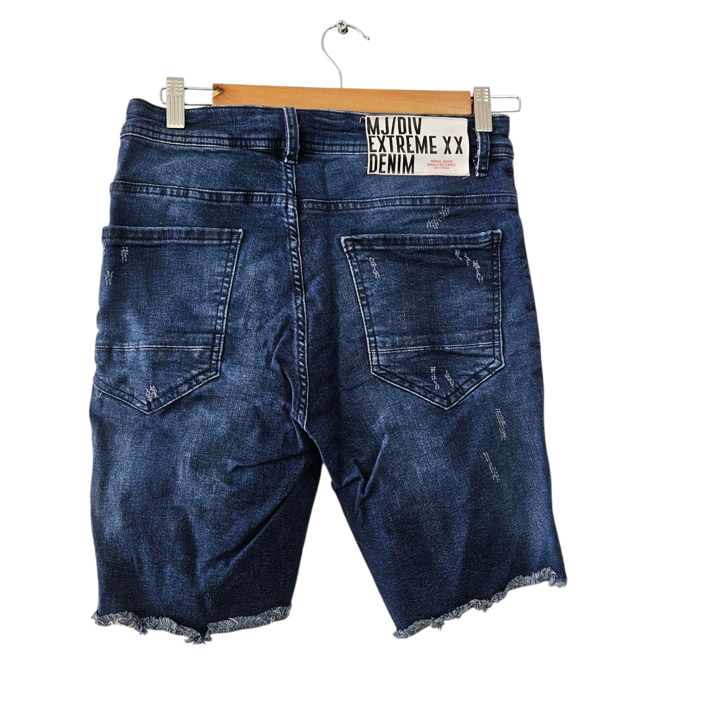 MANIA JEANS ג'ינס קצר לגבר מידה 28