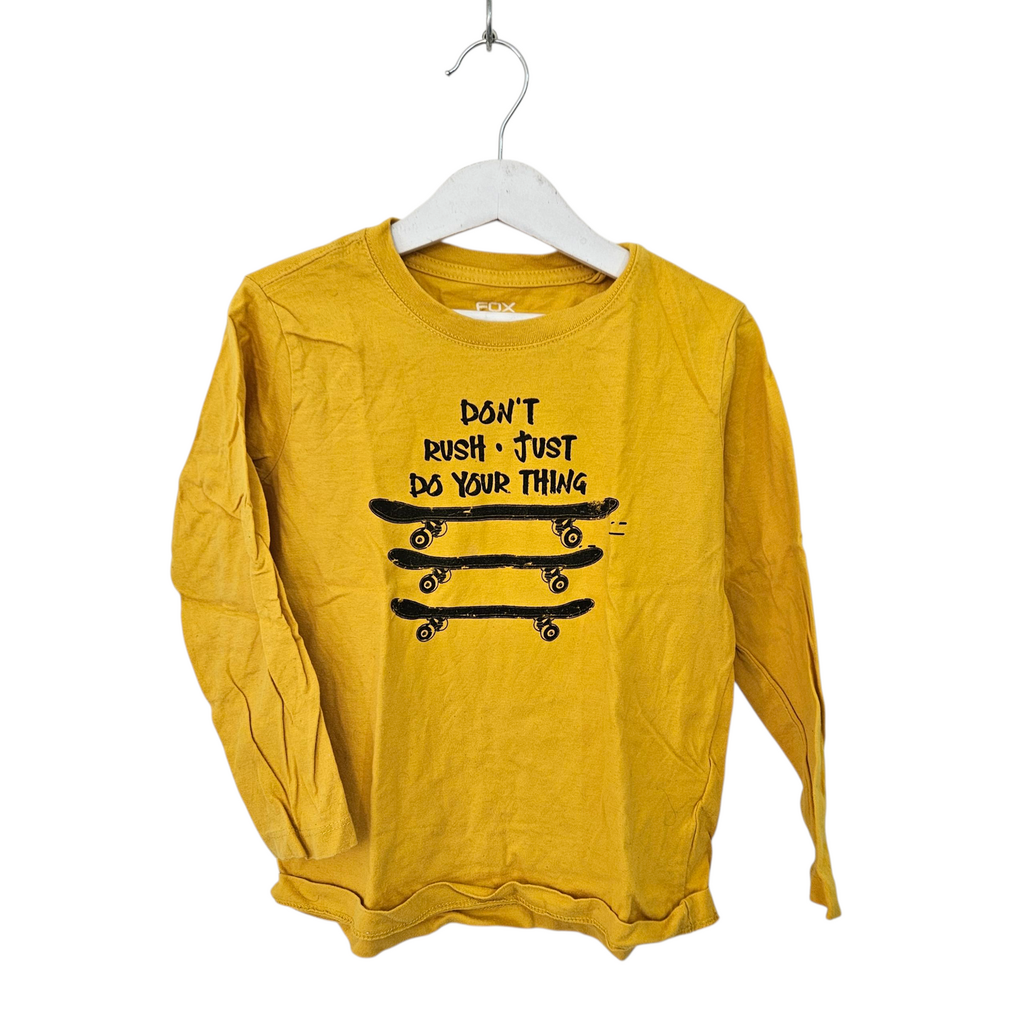 FOX חולצה ארוכה דקה לילדים גיל 4