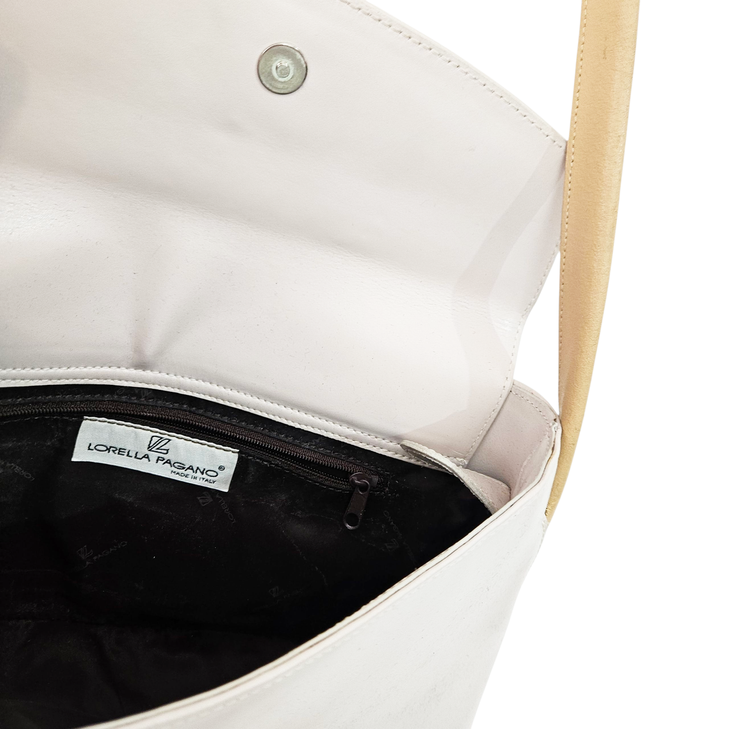 LORELLA PAGANO תיק עור צד וינטג'