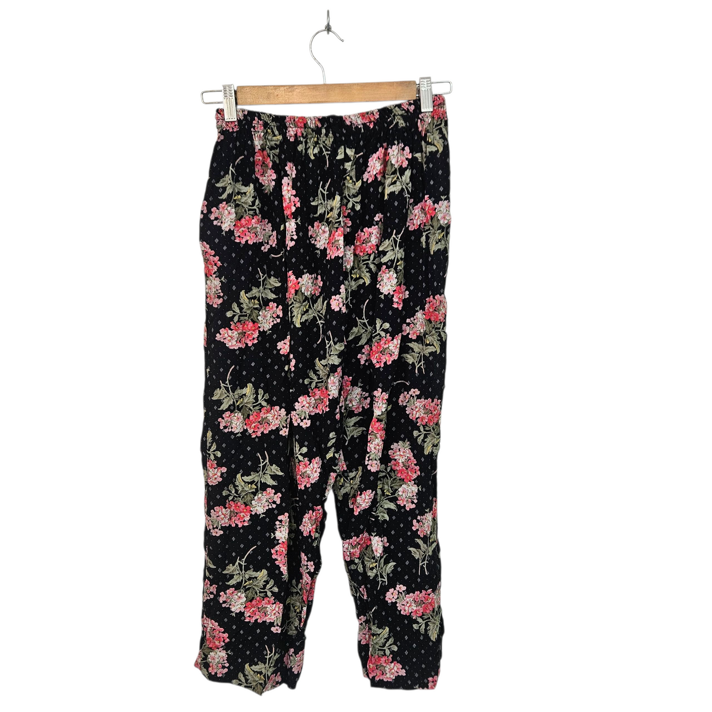 מכנסי שרוול דקים פרחוניים לאישה מידה S