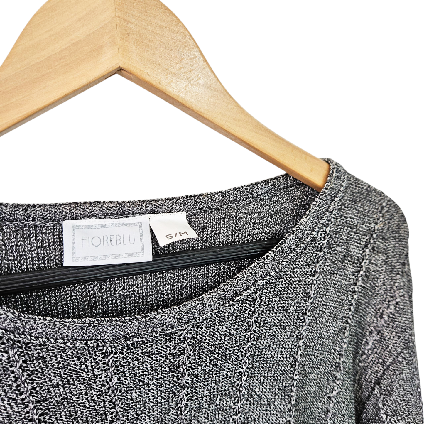 FIOREBLU שמלת סריג וינטג' לאישה מידה S/M