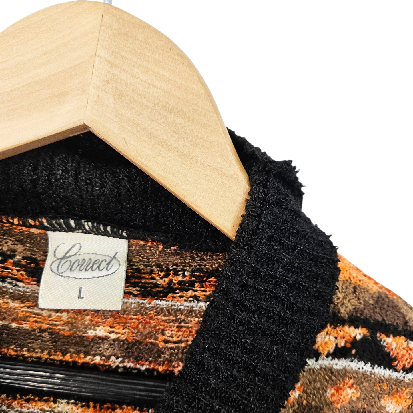 CONECT סוודר סריג וינטג' לאישה מידה M/L