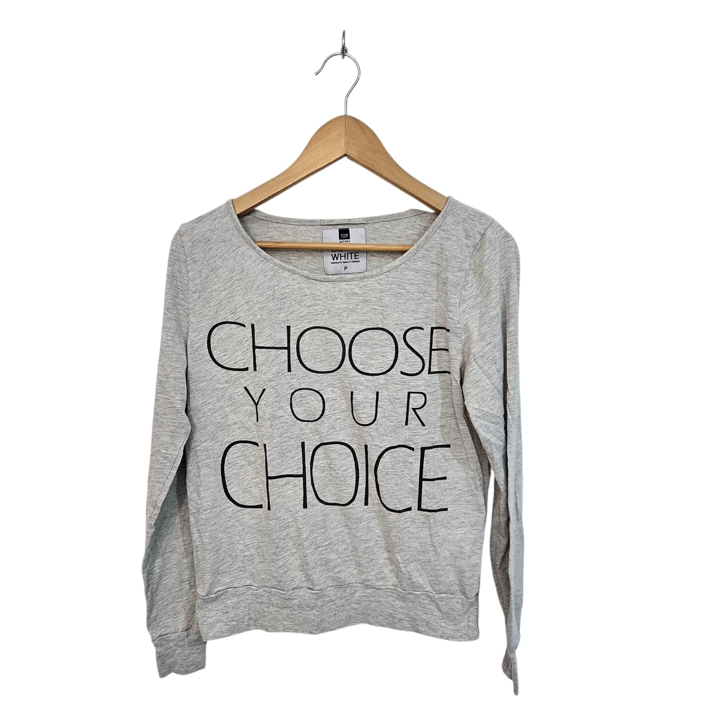 FOX חולצה ארוכה דקה לאישה מידה XS