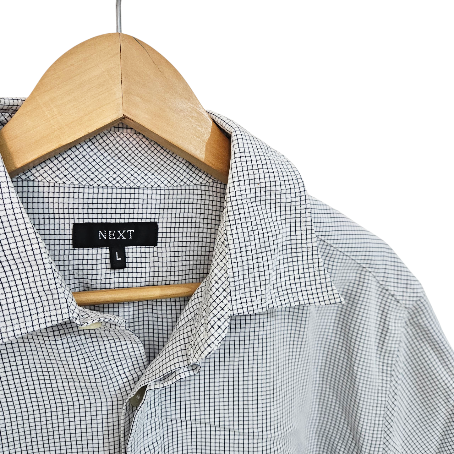 NEXT חולצה קצרה מכופתרת לגבר מידה L