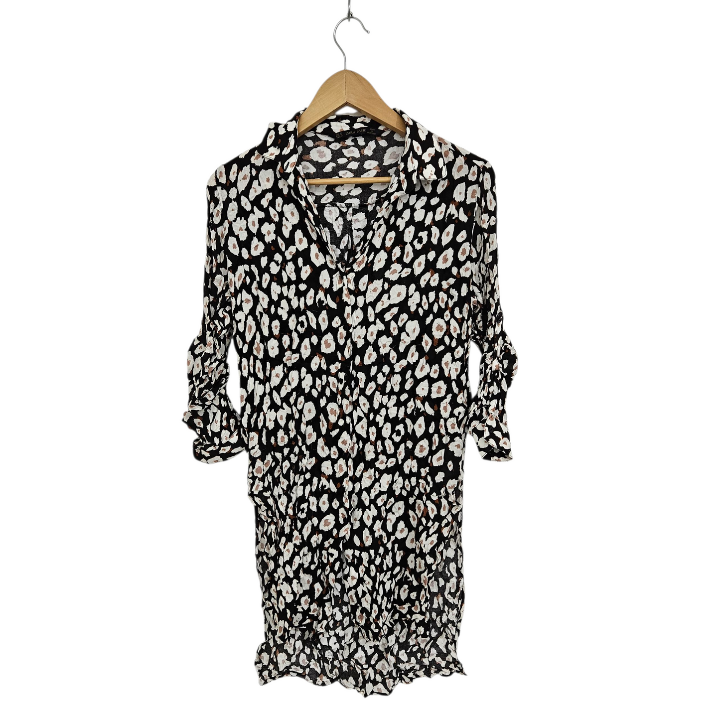 ZARA טוניקה ארוכה דקה לאישה מידה M