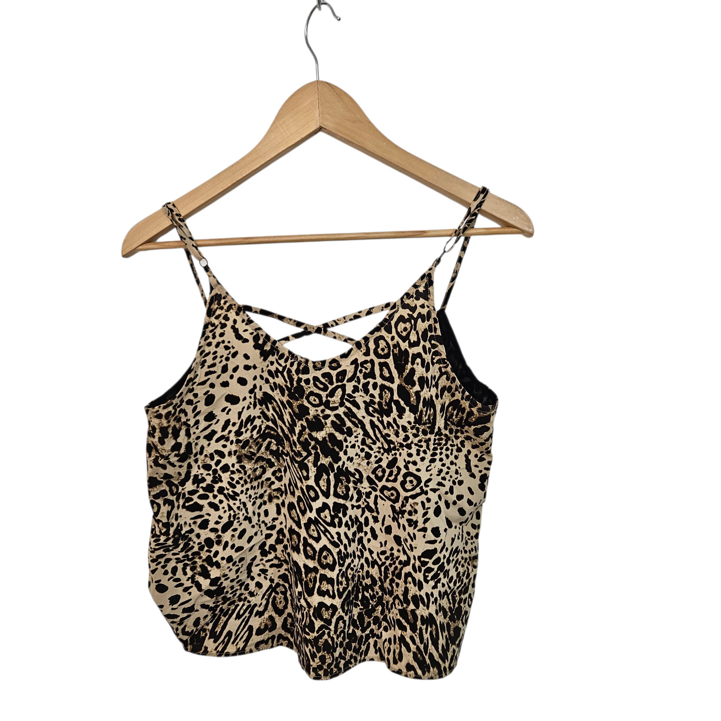 TWENTYFOURSEVEN גופיה מנומרת לאישה מידה XS