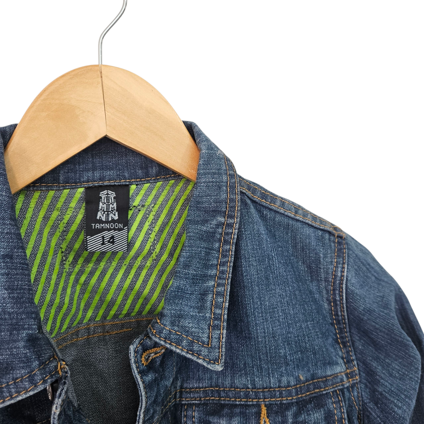 TAMNOON ג'קט ג'ינס לילדים גיל 14