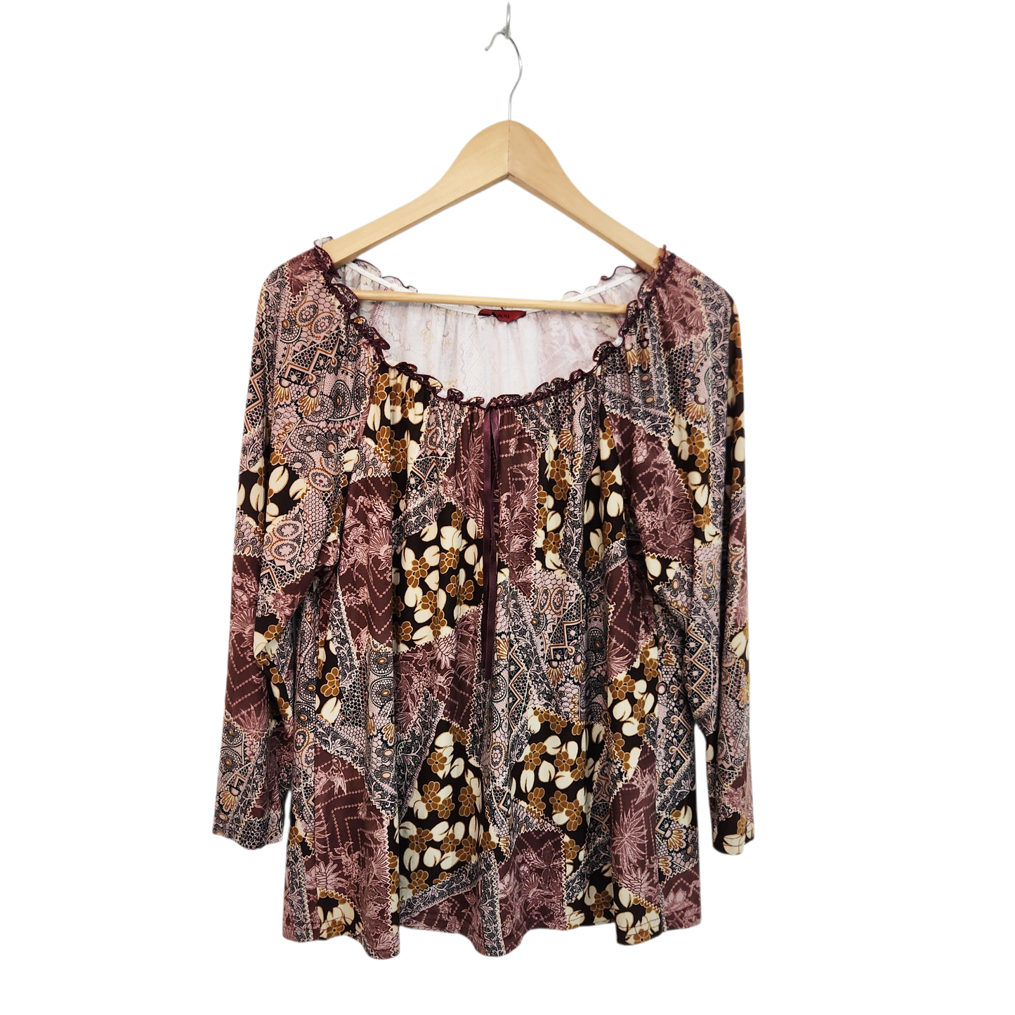 MAXI חולצה דקה לאישה מידה L/XL