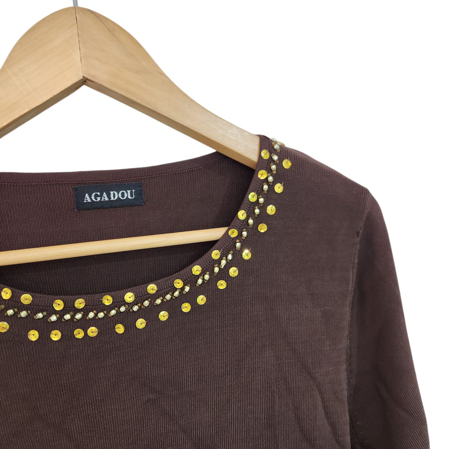 AGADOU חולצת וינטג' לאישה מידה L